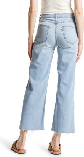 ASKK NY Mid-Rise Wide-Leg Crop Jeans