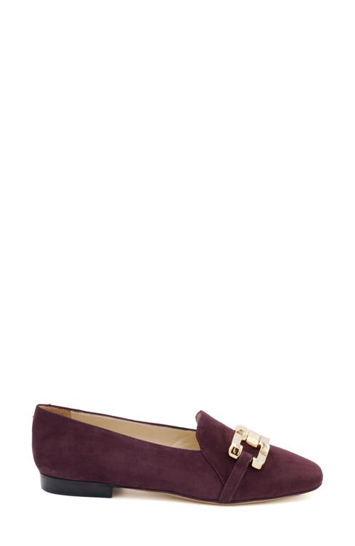 Amalfi By Rangoni Galatea Bit Loafer In New Prugna Cashmere Gold Chain