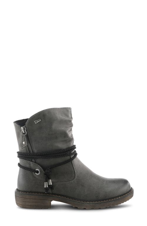 Shop Spring Step Kathie Water Resistant Bootie In Grey