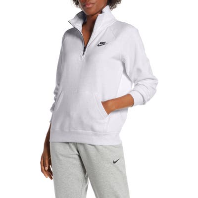 Nike Essential Quarter Zip Fleece Top, Grey