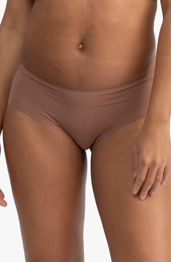 Shop Uwila Warrior Better Briefs Seamless Briefs In Toffee