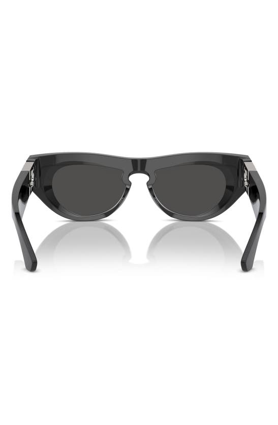 Shop Burberry 58mm Cat Eye Sunglasses In Dark Grey