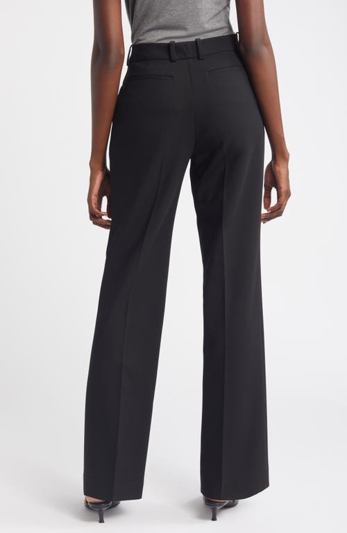 Shop Nordstrom Straight Leg Pants In Black