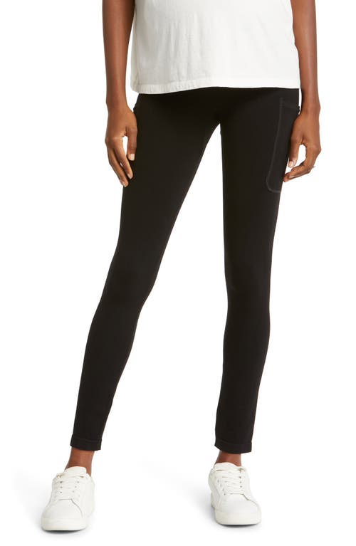 Smooth Out Seamless Maternity Leggings in Black