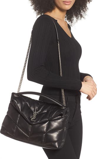 Saint Laurent Loulou Puffer Medium Ysl Flap Shoulder Bag