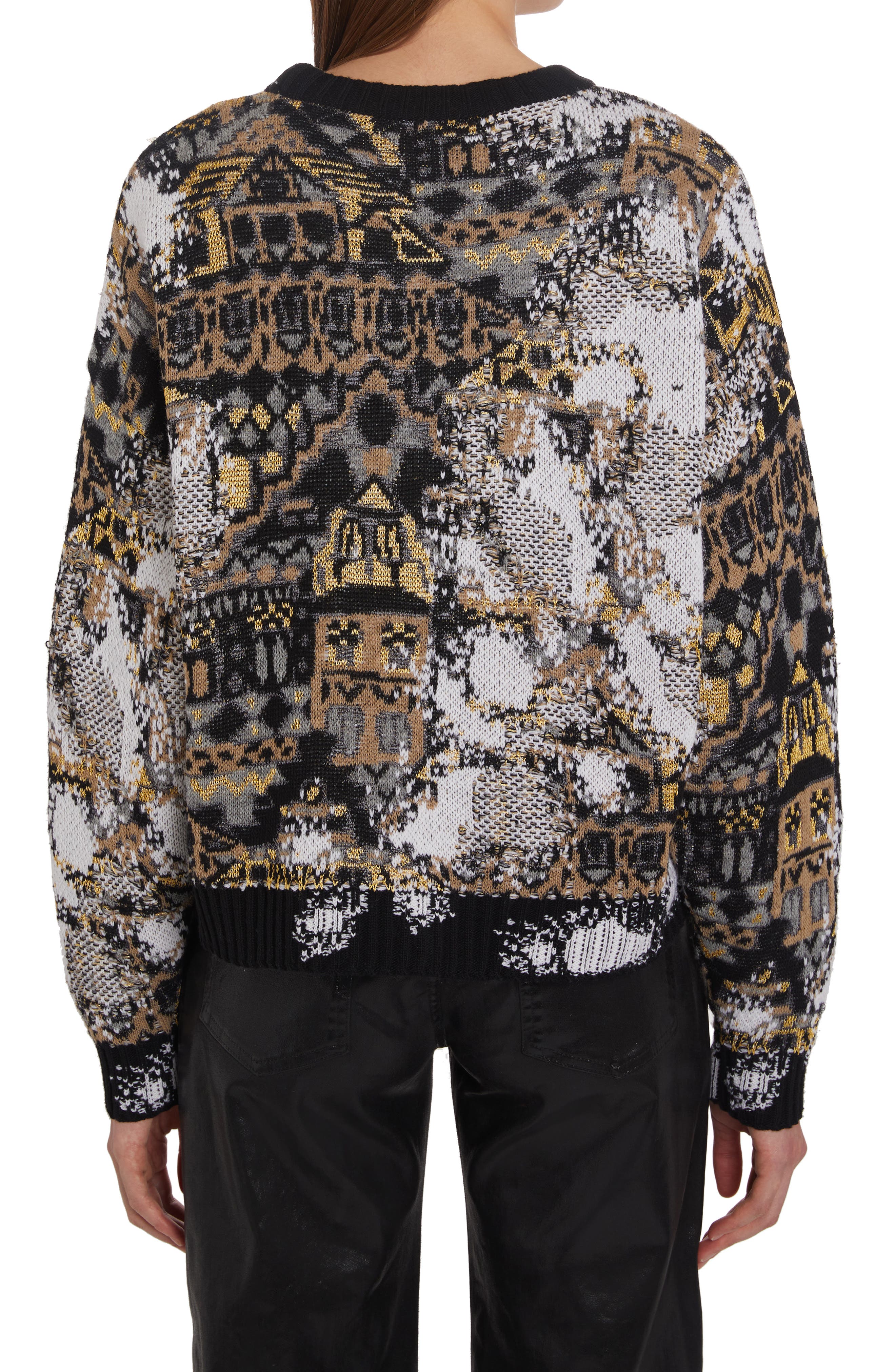 Missoni Metallic Jacquard Wool Blend Sweater | Nordstrom