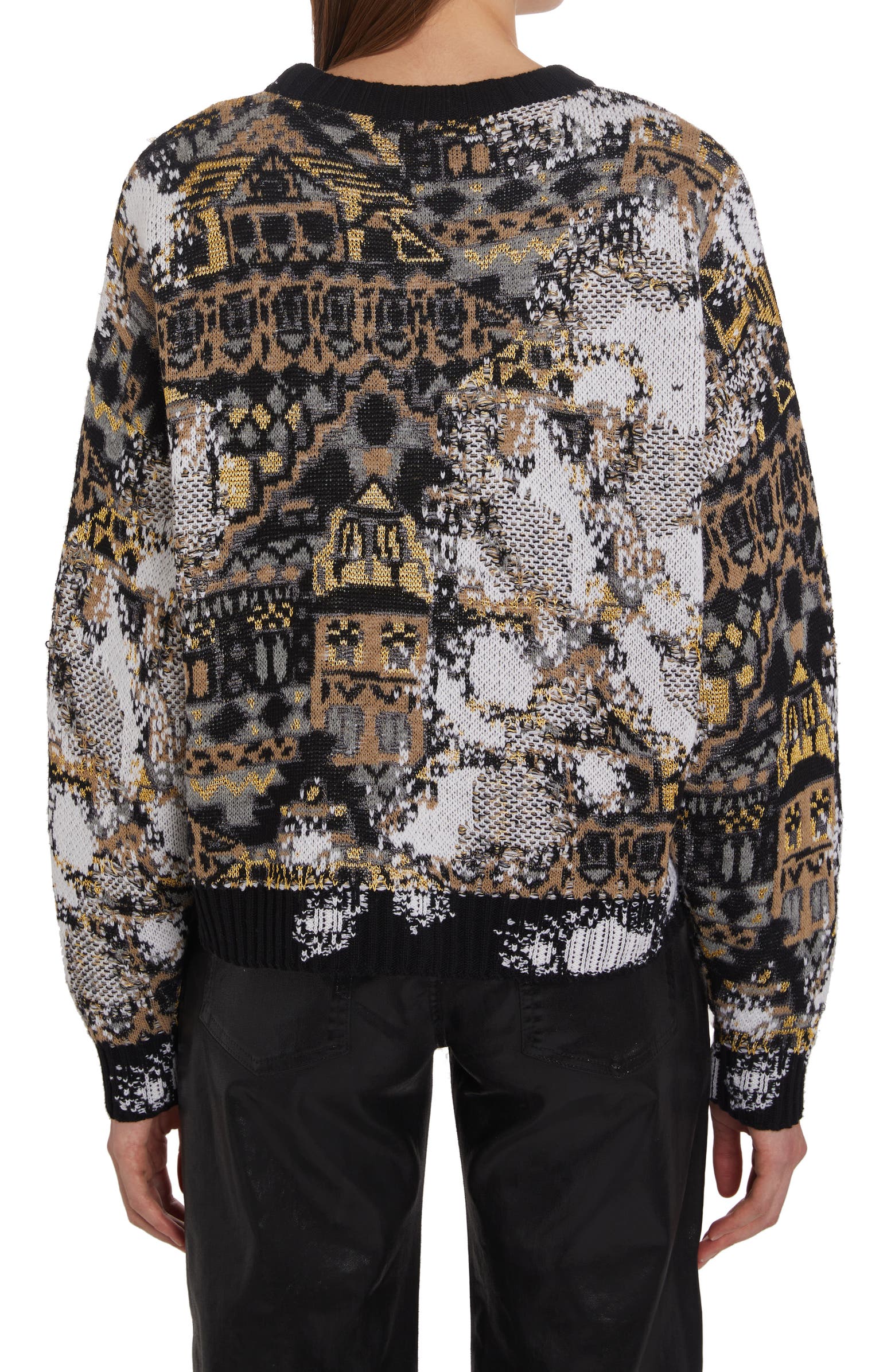 Missoni Metallic Jacquard Wool Blend Sweater | Nordstrom