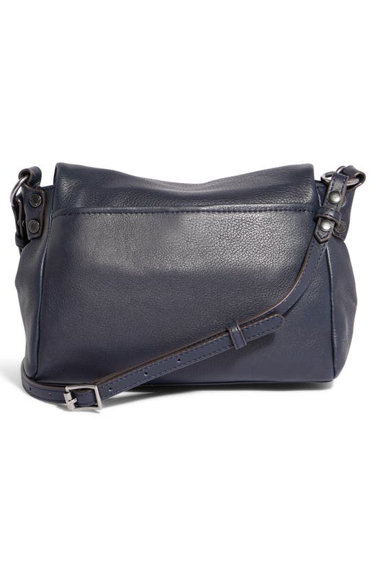 Shop Aimee Kestenberg Mini Zen Leather Crossbody Bag In Ink Blue