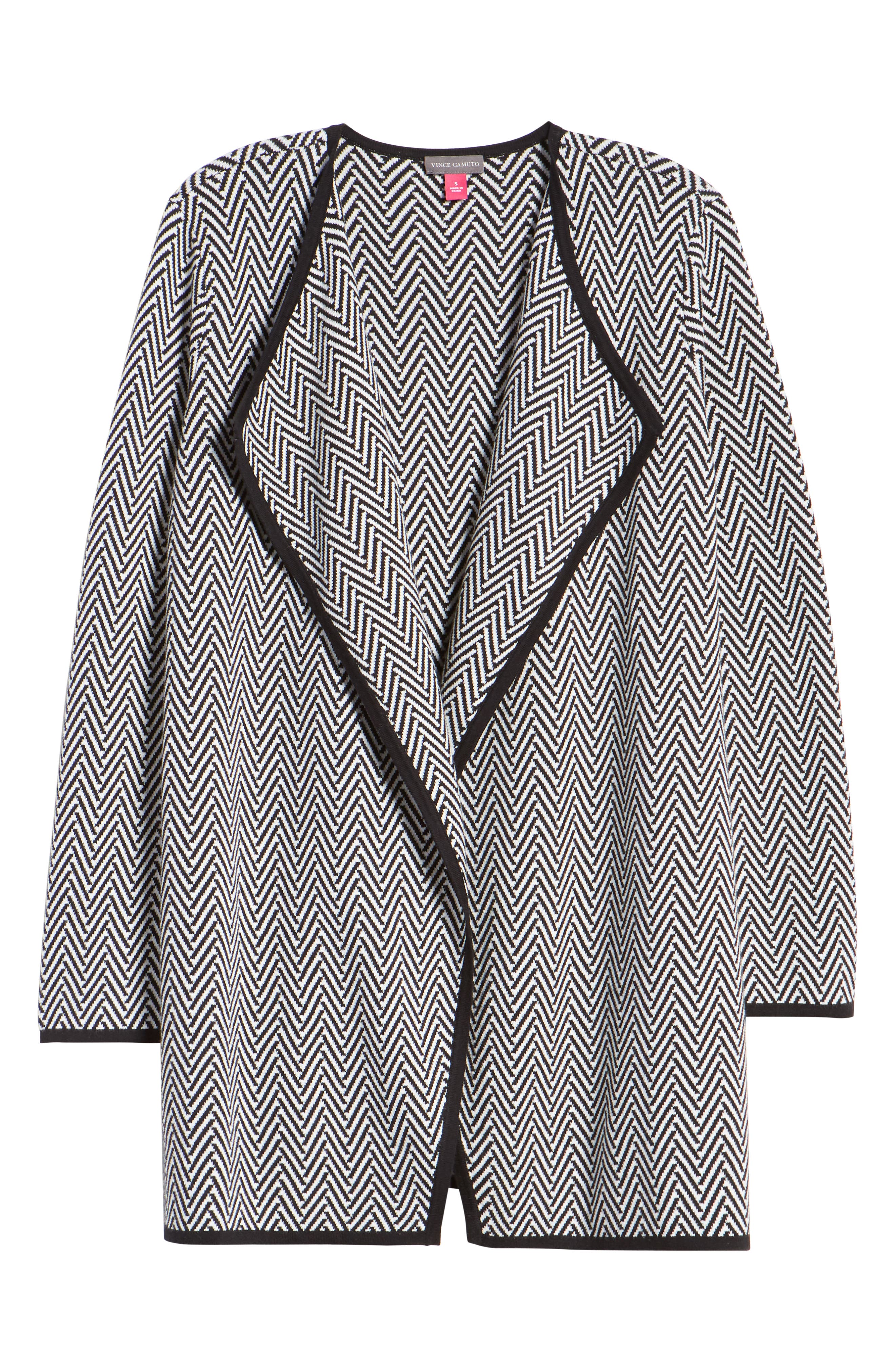vince camuto herringbone cardigan