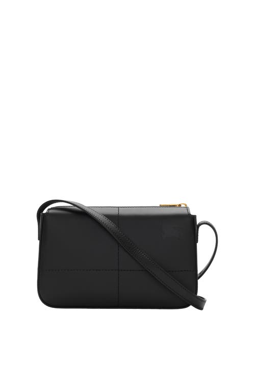 Shop Burberry Snip Crossbody Bag In Black