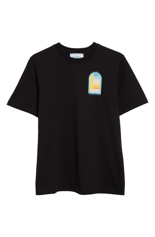 L'Arc Coloré Organic Cotton Graphic T-Shirt in L'arc Colore