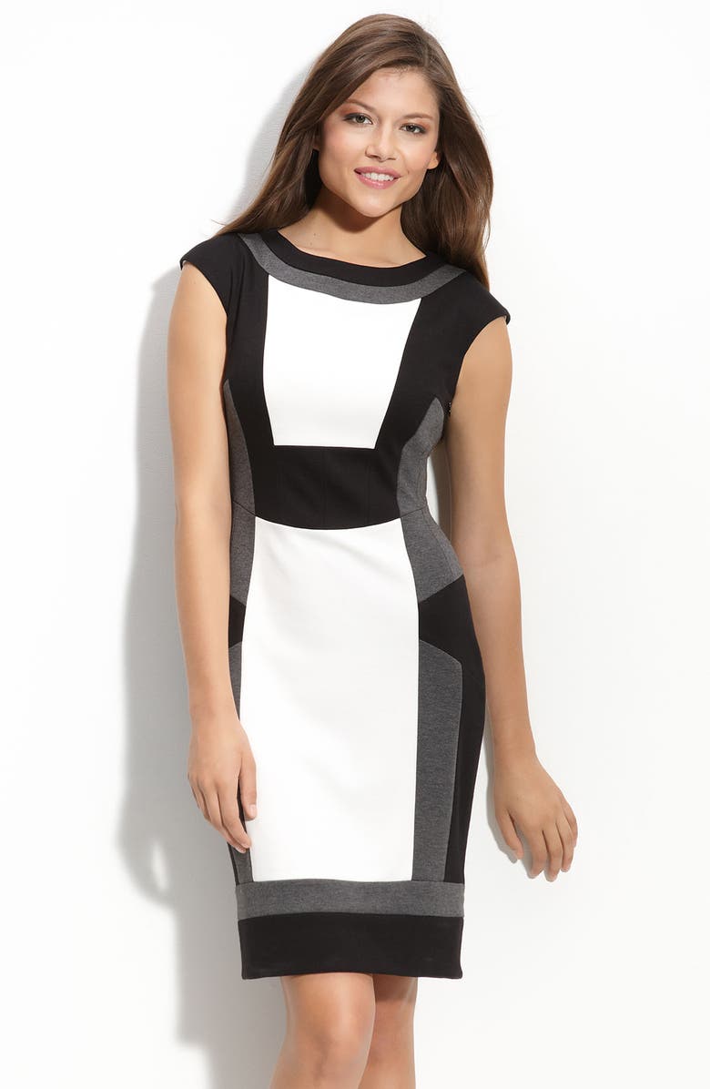 Maggy London Colorblock Ponte Knit Dress Nordstrom