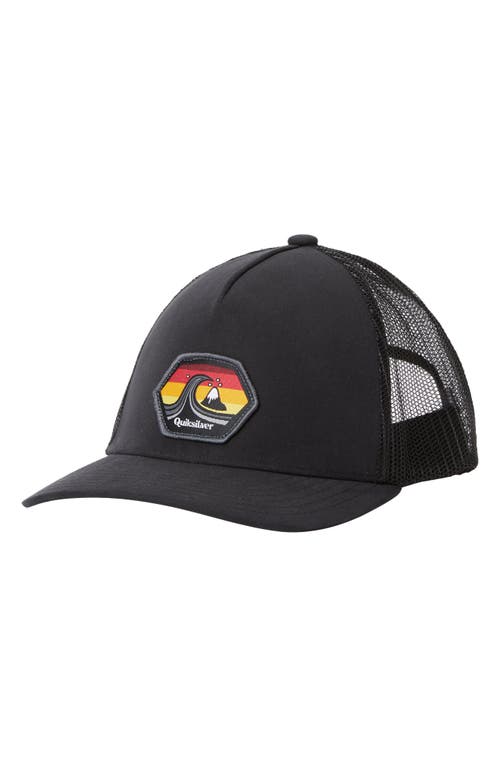 Quiksilver Smooth Thinking Trucker Hat in Black