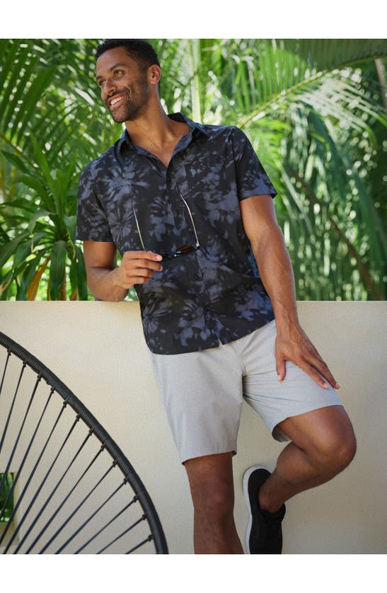 Shop Travismathew Brilliant Waters Tie Dye Piqué Polo In Black