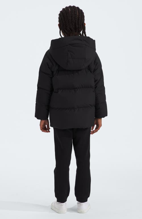 The North Face Kids' North Down Fleece Lined Parka In Tnf Black