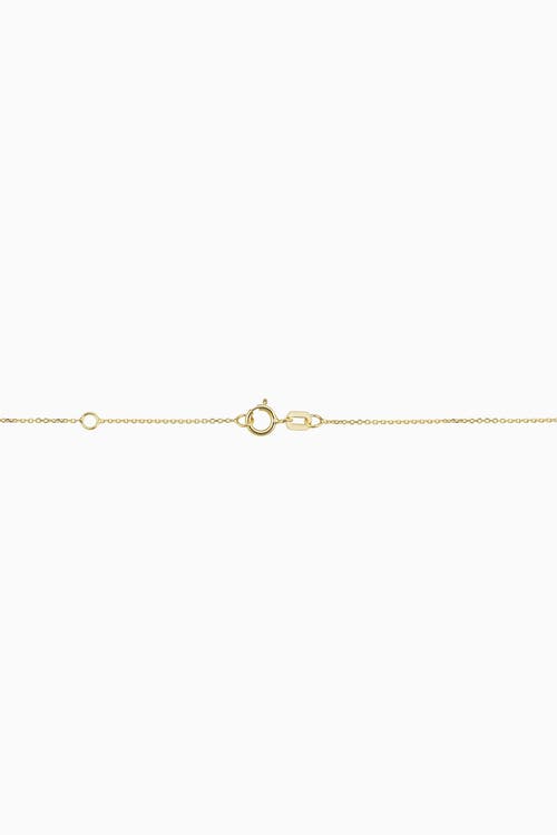 Shop Oradina 14k Yellow Gold Double Rainbow Necklace