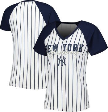 NY Yankees Majestic Threads Woman’s 3/4 Sleeve Pullover Top