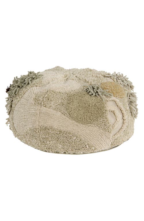 Lorena Canals Mossy Rock Pouf in Olive at Nordstrom