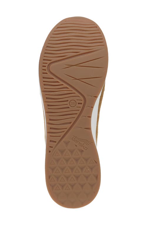 Shop Dansko Catie Sneaker In Tan Suede