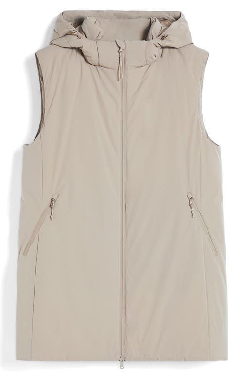 Shop Max Mara Leisure Stampa Hooded Vest In Turtledove