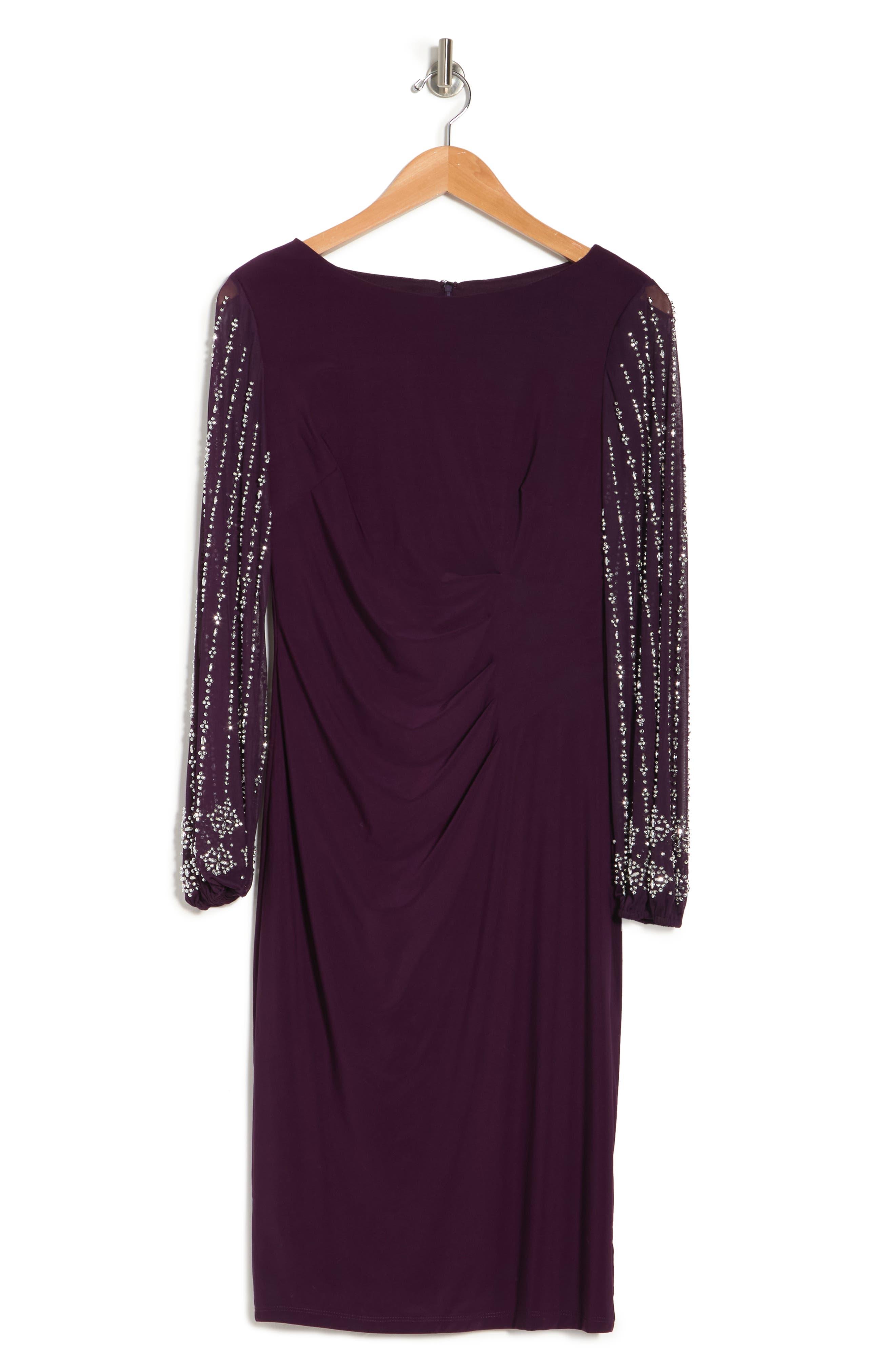 boatneck sheath dress in matelassé