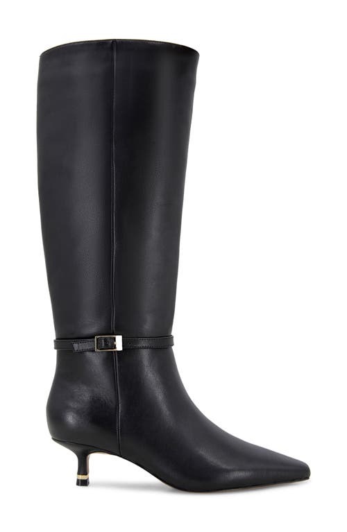 Shop Kenneth Cole Marais Knee High Boot In Black Leather