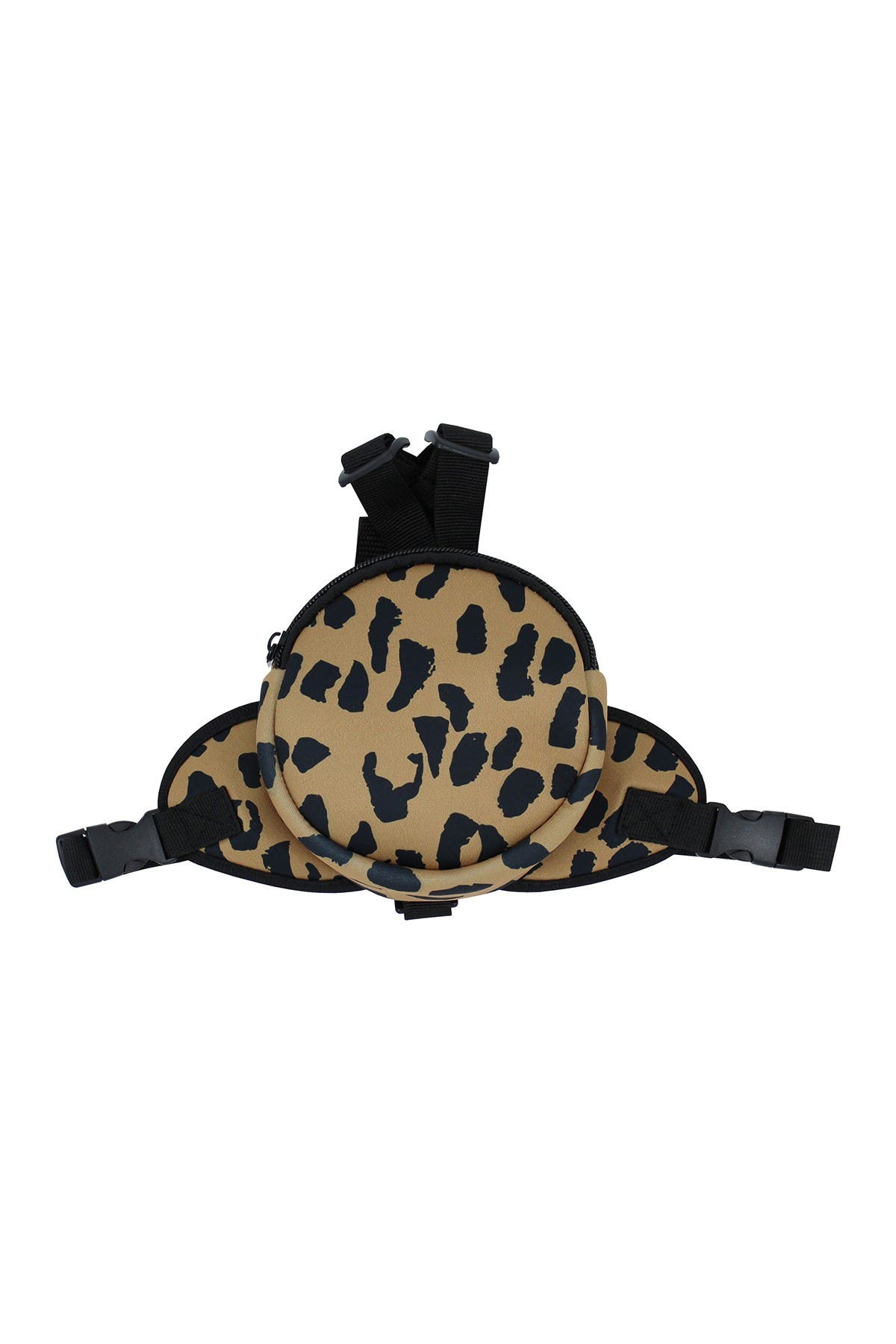 Mytagalongs Abstract Leopard Puppy Backpack In Multi