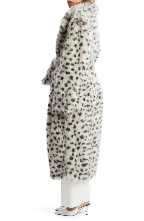 BARDOT BARDOT DOROTHEA LEOPARD PRINT FAUX FUR COAT