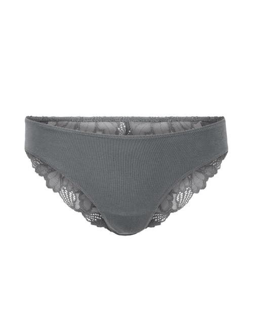 Shop Adore Me Teagan Bikini Panties In Dark Grey