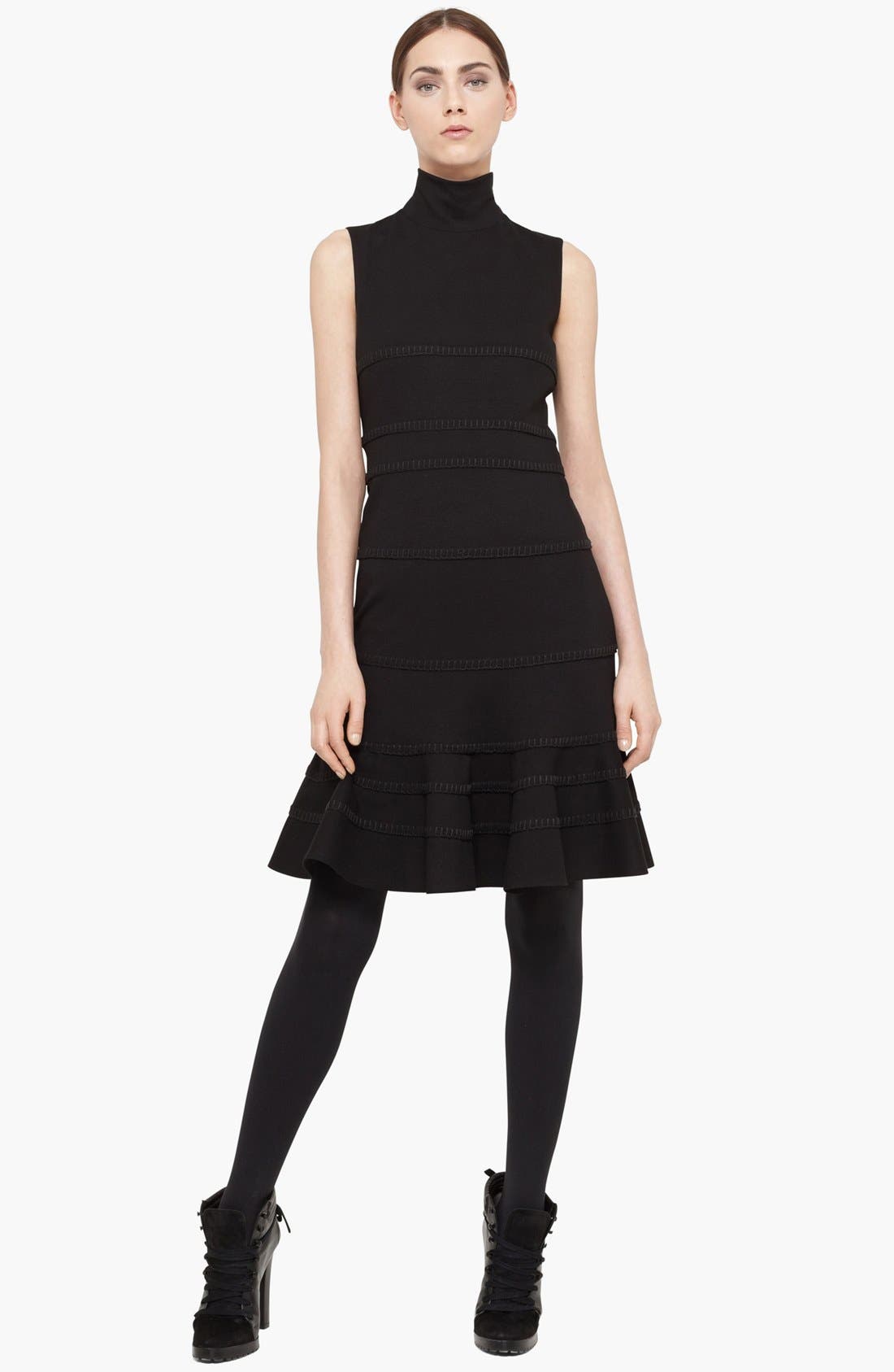 turtleneck jersey dress