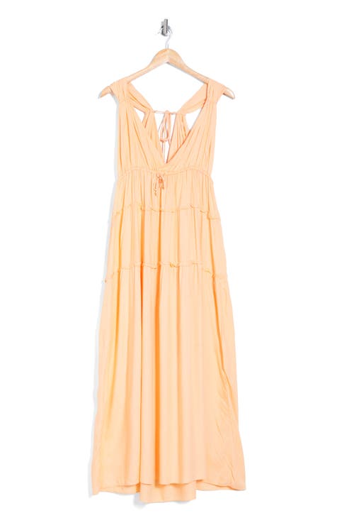 Tiered Cover-Up Maxi Dress
