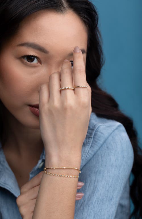 Bony Levy Aviva Diamond Line Bracelet In 18k Yellow Gold
