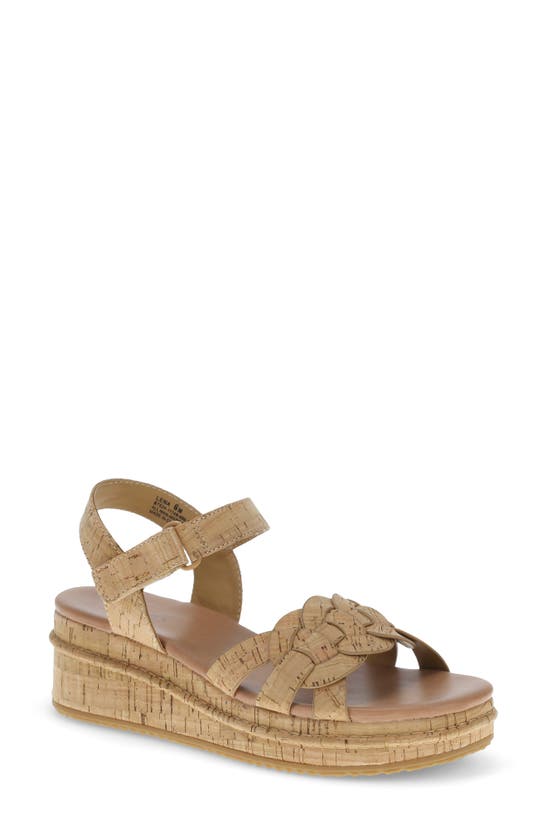 Shop Baretraps Lena Wedge Sandal In Natural Cork