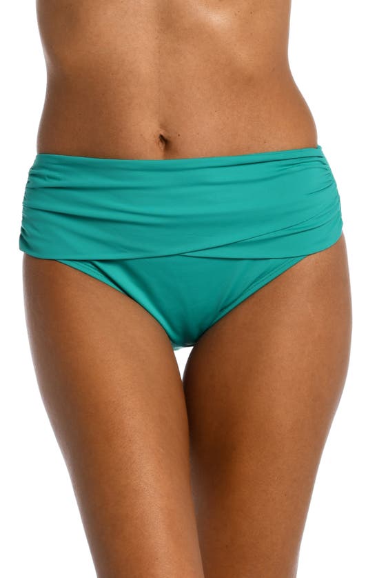 LA BLANCA ISLAND GODDESS OVERLAP BIKINI BOTTOMS