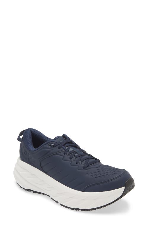 Shop Hoka Bondi Sr Water Resistant Sneaker In Outerspace/white