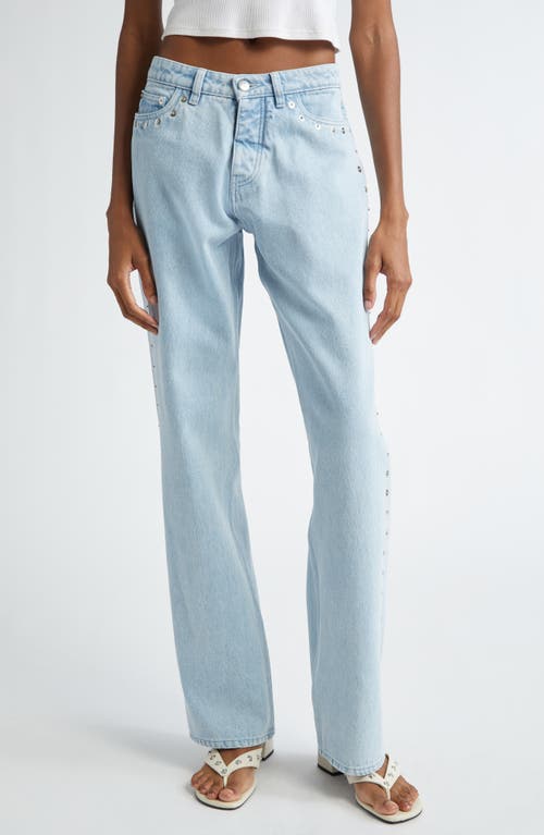 Paloma Wool Crowd Studded Boyfriend Jeans In Blue