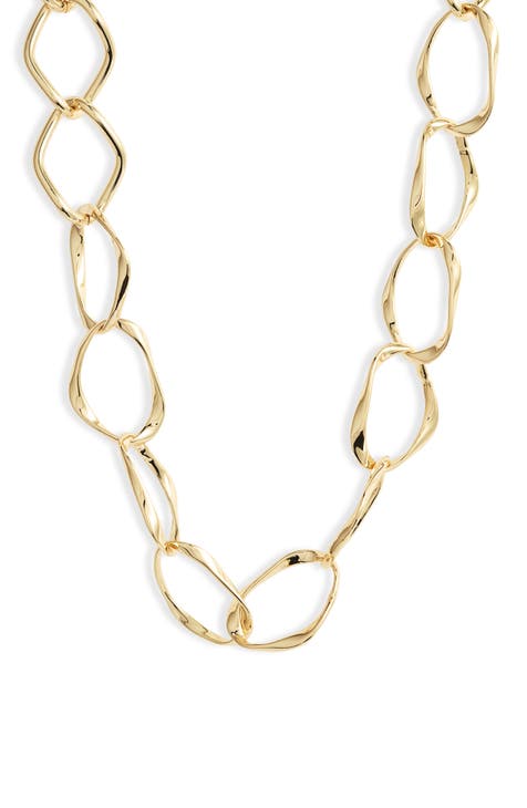 Chain Link Statement Necklace