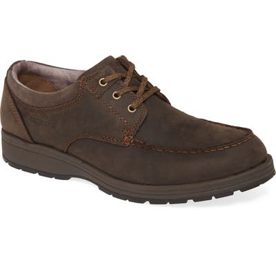 Hush Puppies Beauceron Water Resistant Moc Toe Derby- Brown