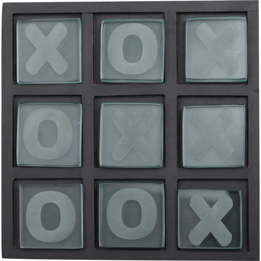 Novogratz Wooden Tic Tac Toe Game In Black