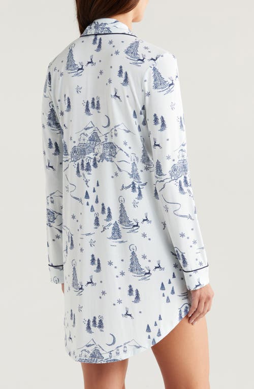 Shop Nordstrom Moonlight Eco Nightshirt In Blue Chateau Toile