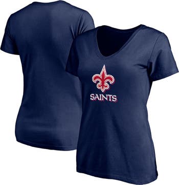 New Orleans Saints Fanatics Branded Women's City Pride V-Neck T-Shirt -  White