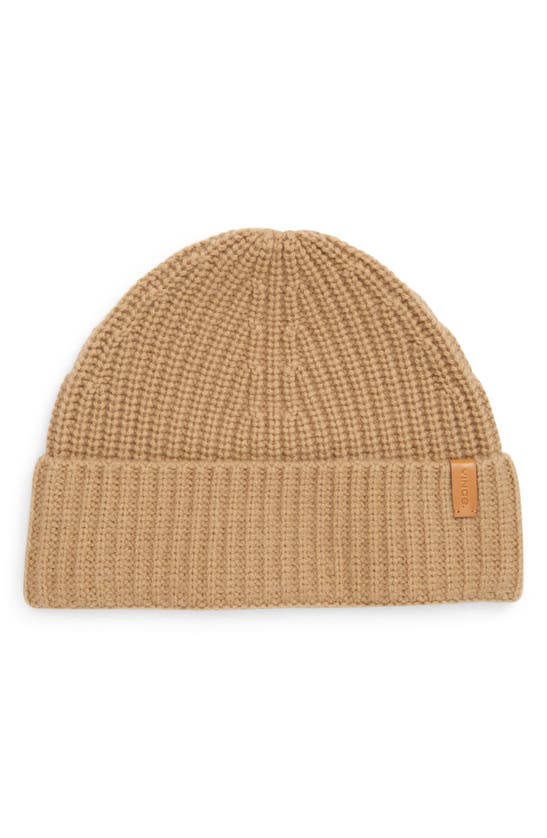 Vince Wool & Cashmere Beanie Hat In Brown