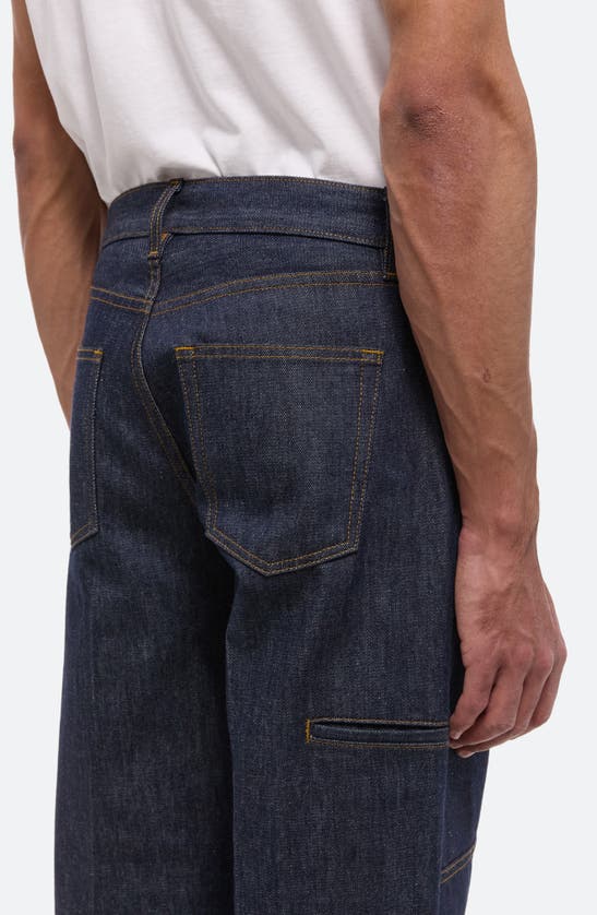 Shop Helmut Lang Raw Denim Carpenter Jeans In Raw Indigo