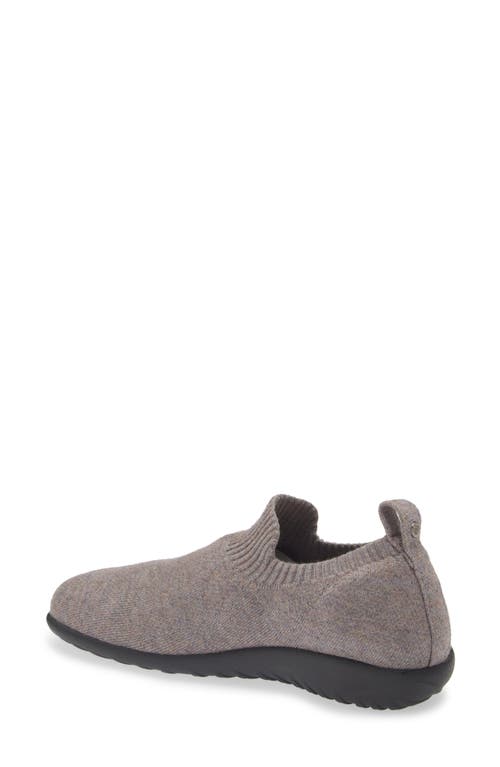 Naot Nuku Slip-on Sneaker In Grey/black Knit
