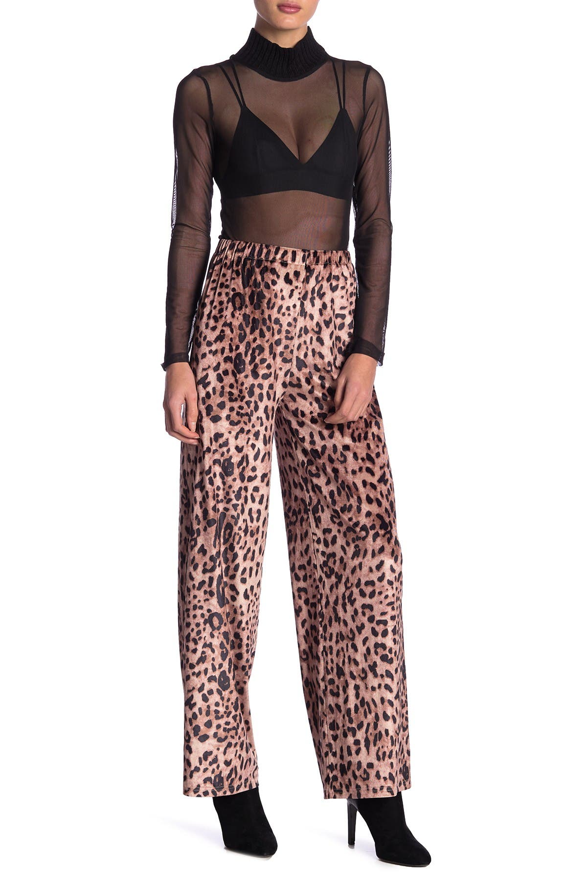 high waisted leopard pants