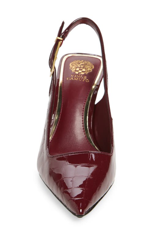 Shop Vince Camuto Brendie Slingback Pump In Chianti