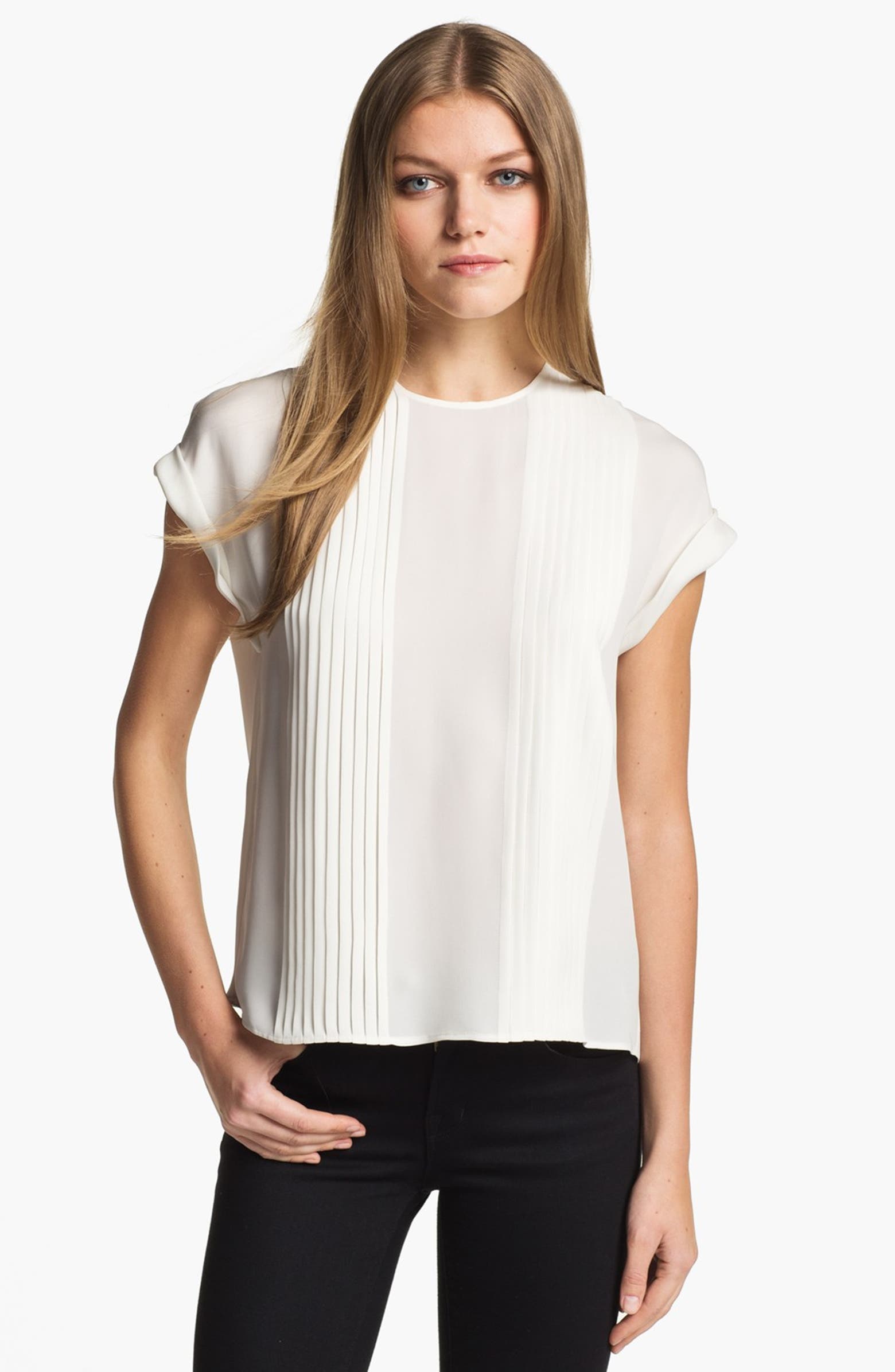 Theory 'Sellida' Silk Top | Nordstrom