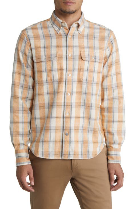 Madras Plaid Flap Pocket Button-Down Shirt