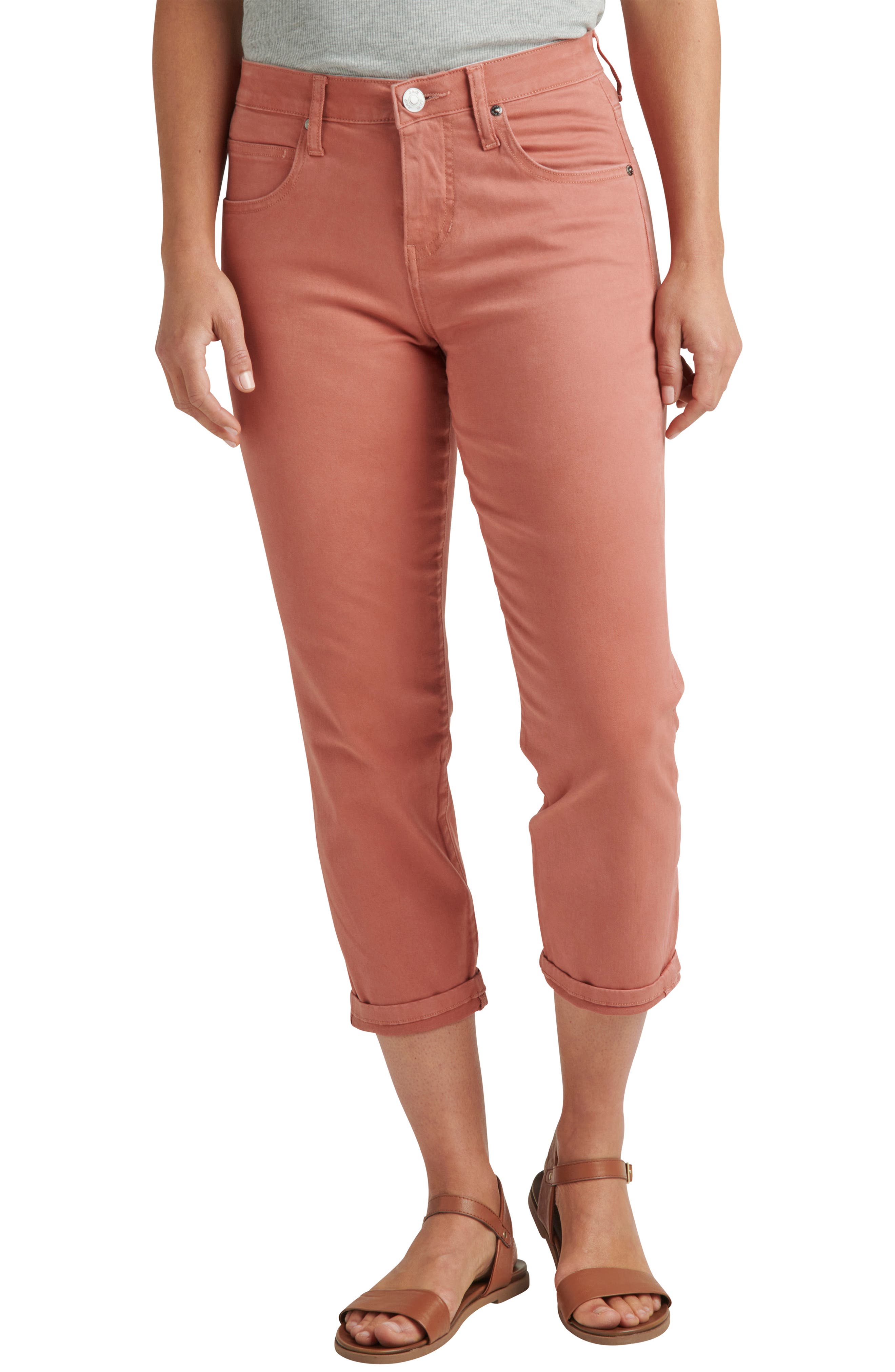 Jag Jeans Cecilia Mid Rise Capri Pants 