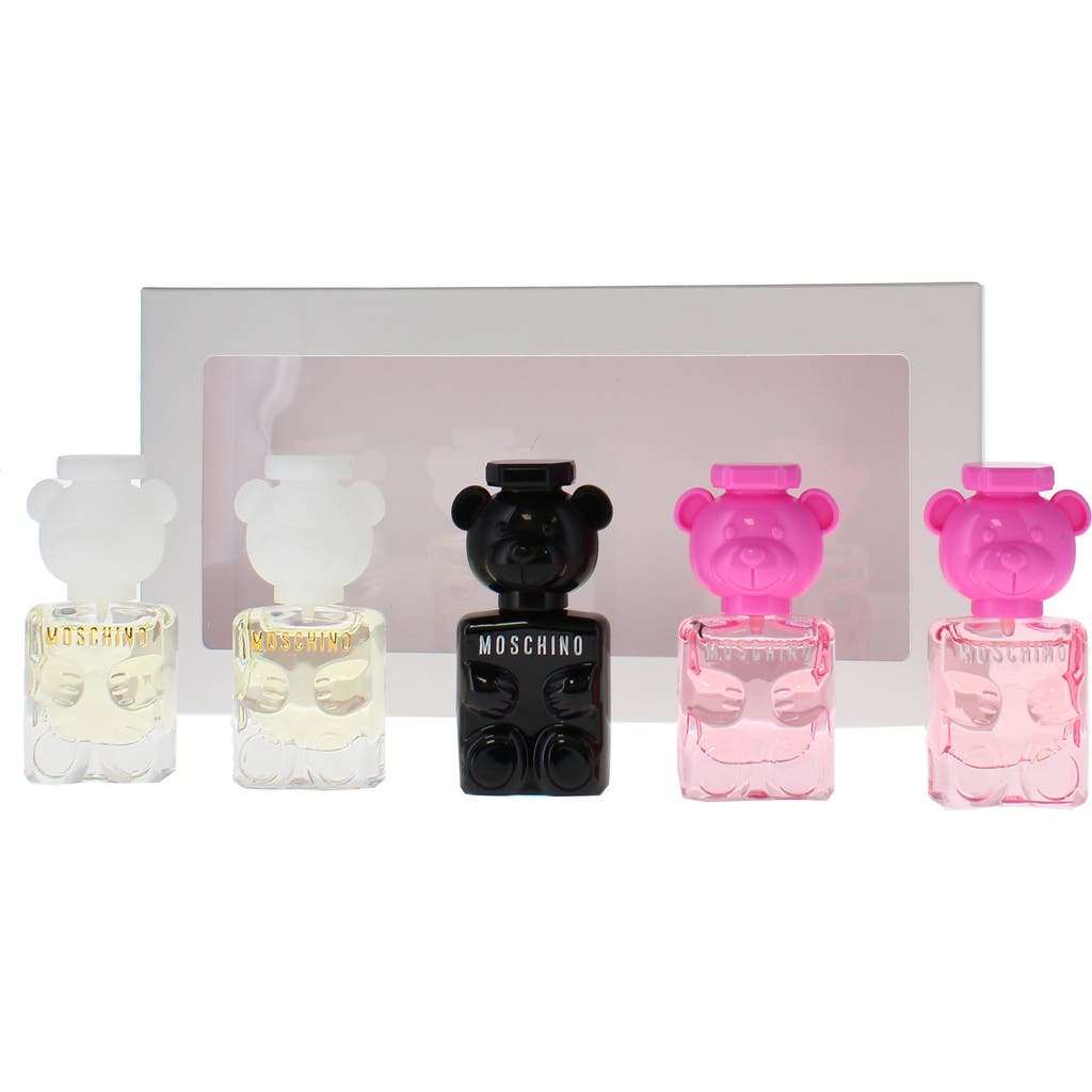 Moschino Teddy Bear Toy 5-piece Coffret In No Color